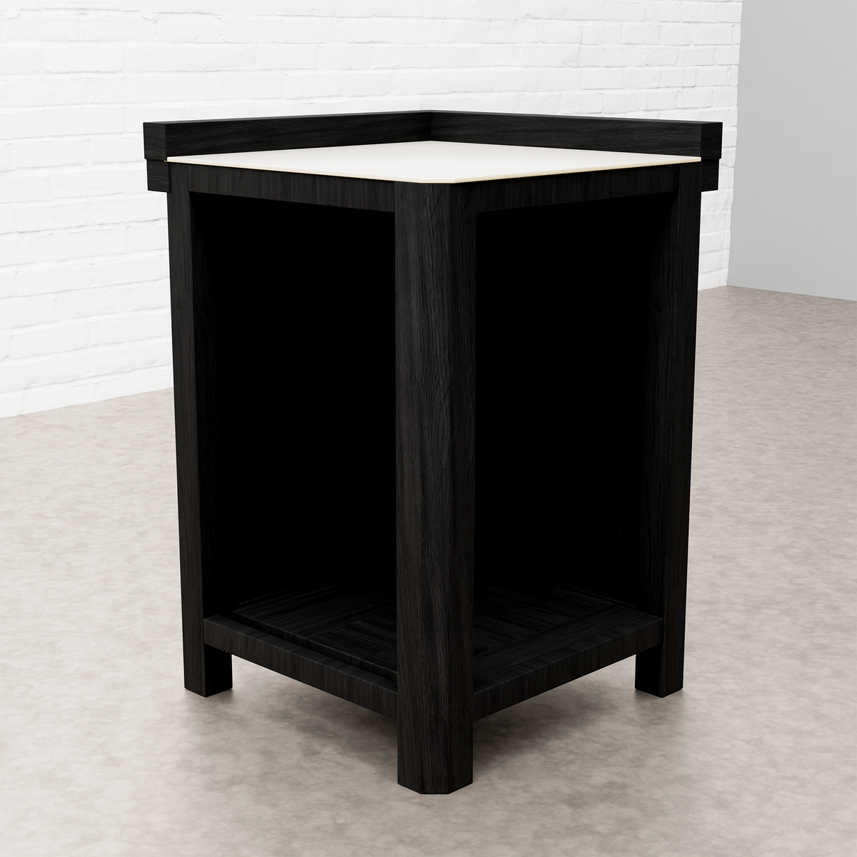 Teak Carbon Line Modular Outdoor Kitchen 90 Degree Corner with Ceramic Top