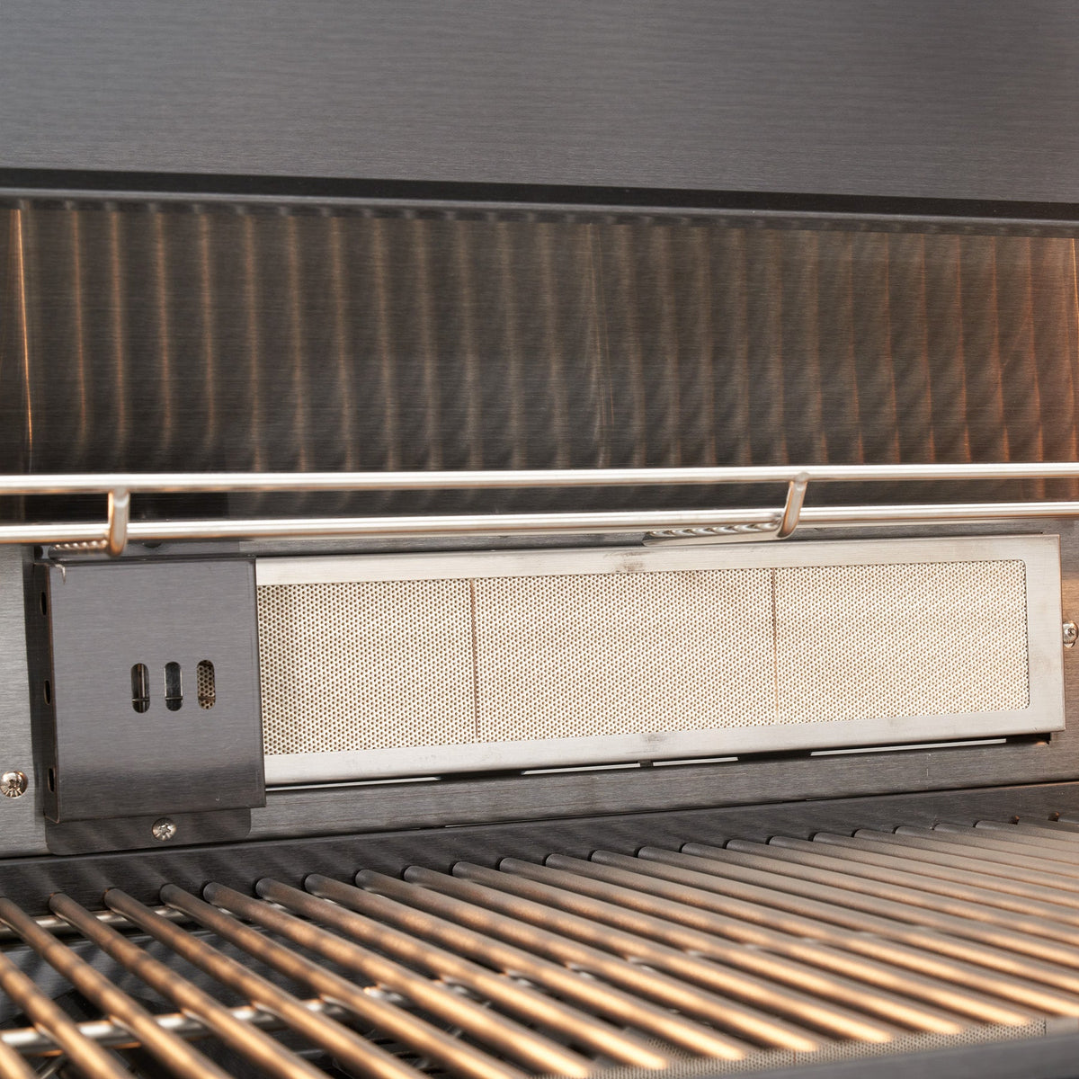 6 Burner Black Stainless Steel Gas Barbecue