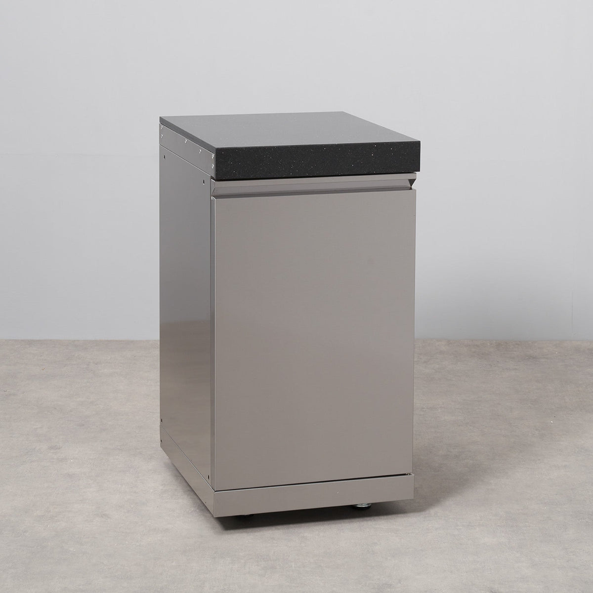 Stainless Steel Single Door Gas Bottle Holder Cabinet with Granite Top