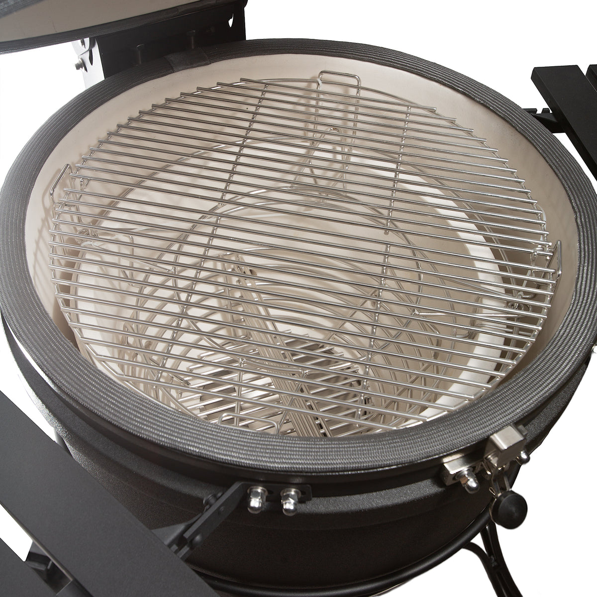 Teak Carbon Line Cabinet Table with Kamado Egg 22" (60cm)