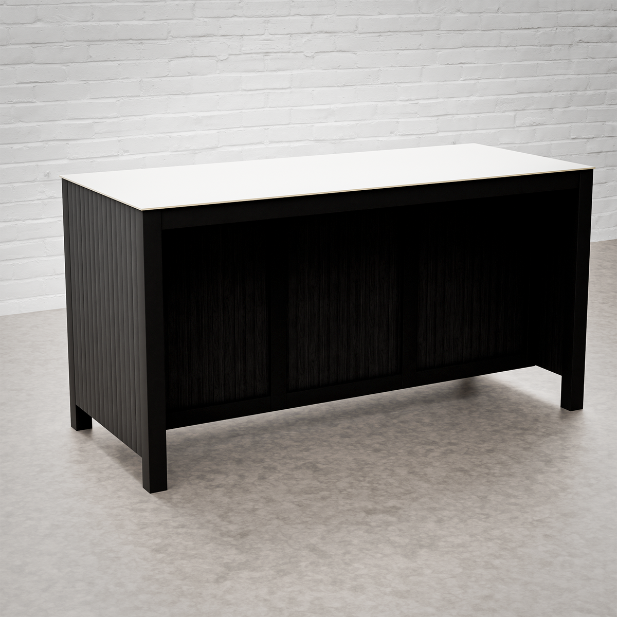 Teak Carbon Line Outdoor Kitchen Island Unit with Ceramic Top