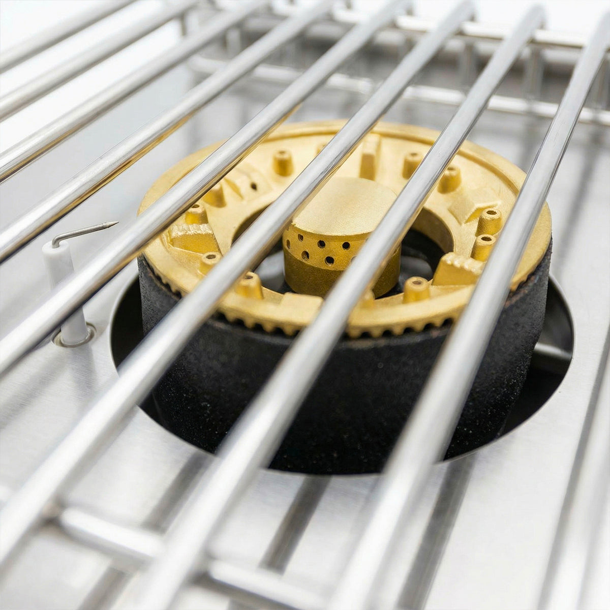 Teak Carbon Line Side Burner Cabinet with Ceramic Top
