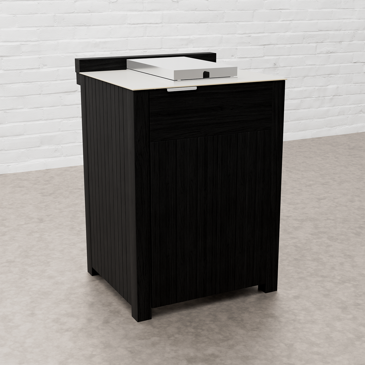 Teak Carbon Line Side Burner Cabinet with Ceramic Top
