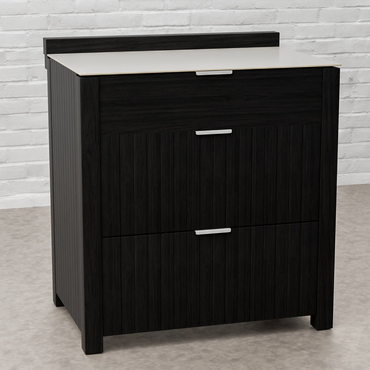 Teak Carbon Line Modular Outdoor Kitchen 3 Drawer Unit with Ceramic Top